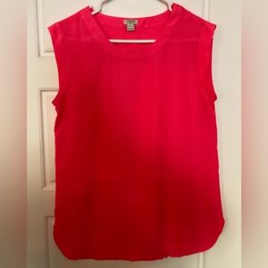 J.Crew Capped Sleeve Blouse